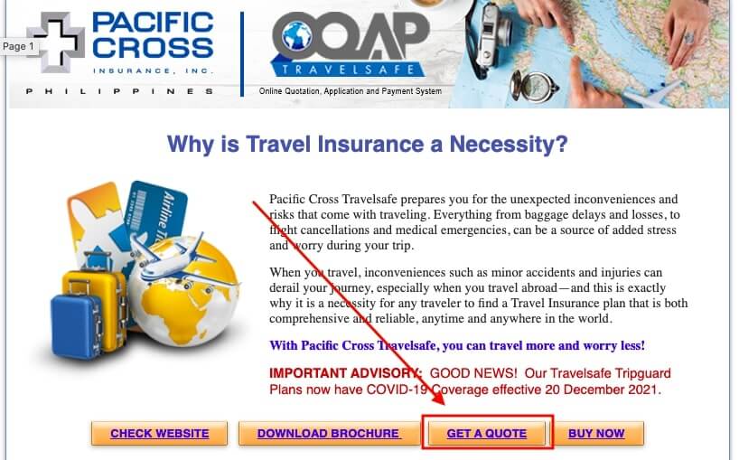 pacific blue cross travel insurance questionnaire